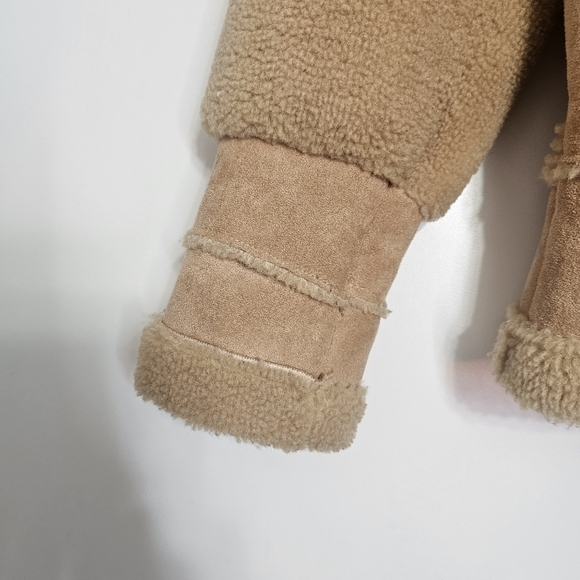 Bear Witness To This Faux Suede Aviator Jacket - Picture 12 of 13